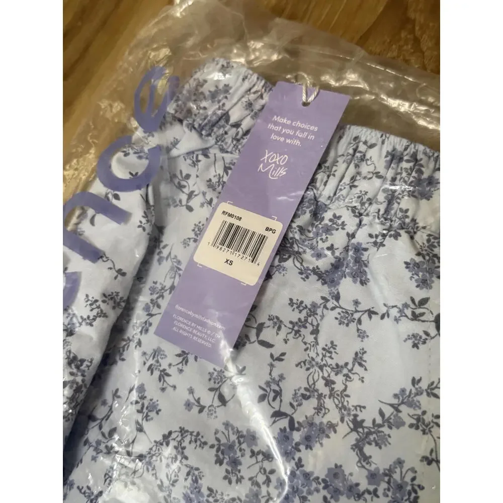 NWT! Florence by Mills Sleep Boxer Shorts in Blue Size XS